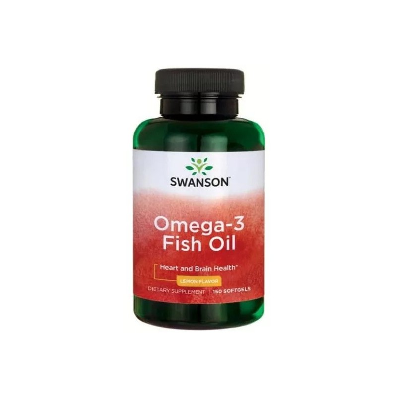 Swanson Omega 3 smak cytrynowy 150 k