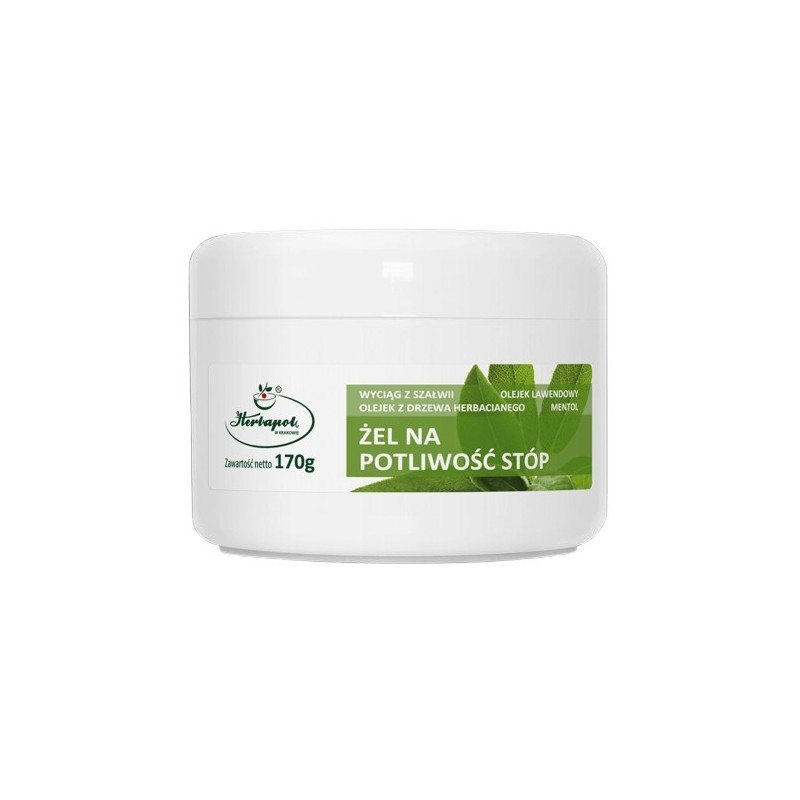 Herbapol Żel na Potliwość Stóp 170 g