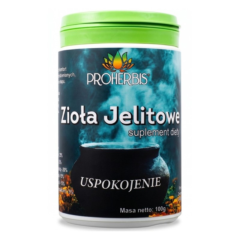 Proherbis Zioła Jelitowe 100 g uspokojenie