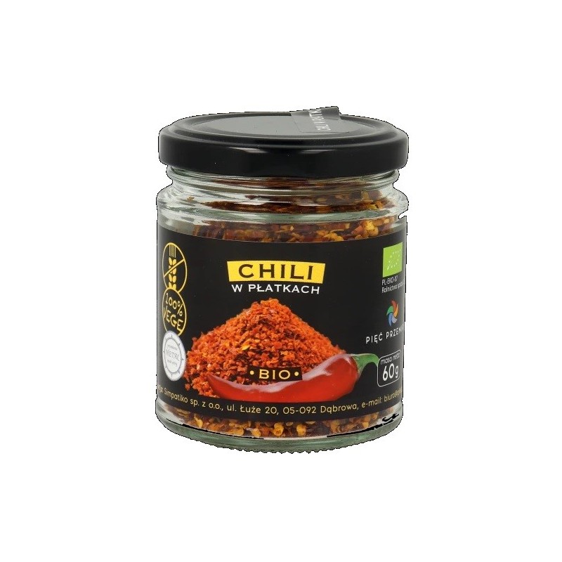 Pięć Przemian Chili płatki BIO 60 g