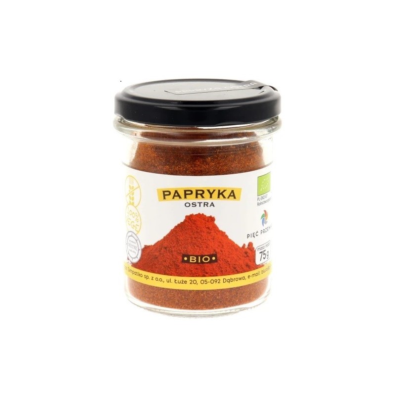 Pięć Przemian Papryka Ostra mielona BIO 85 g