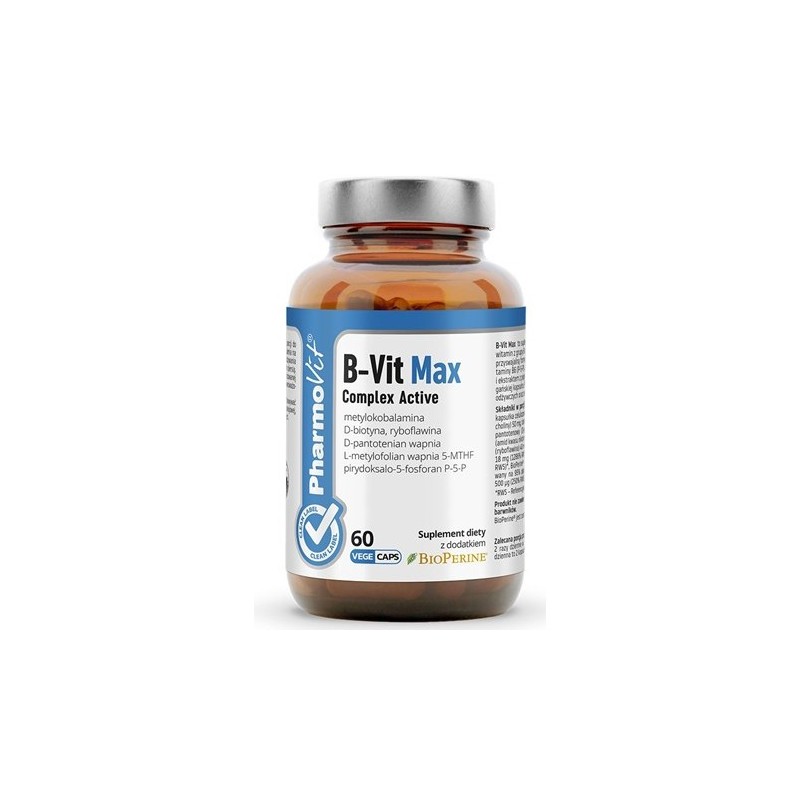 Pharmovit B-Vit max Complex Active 60 kaps
