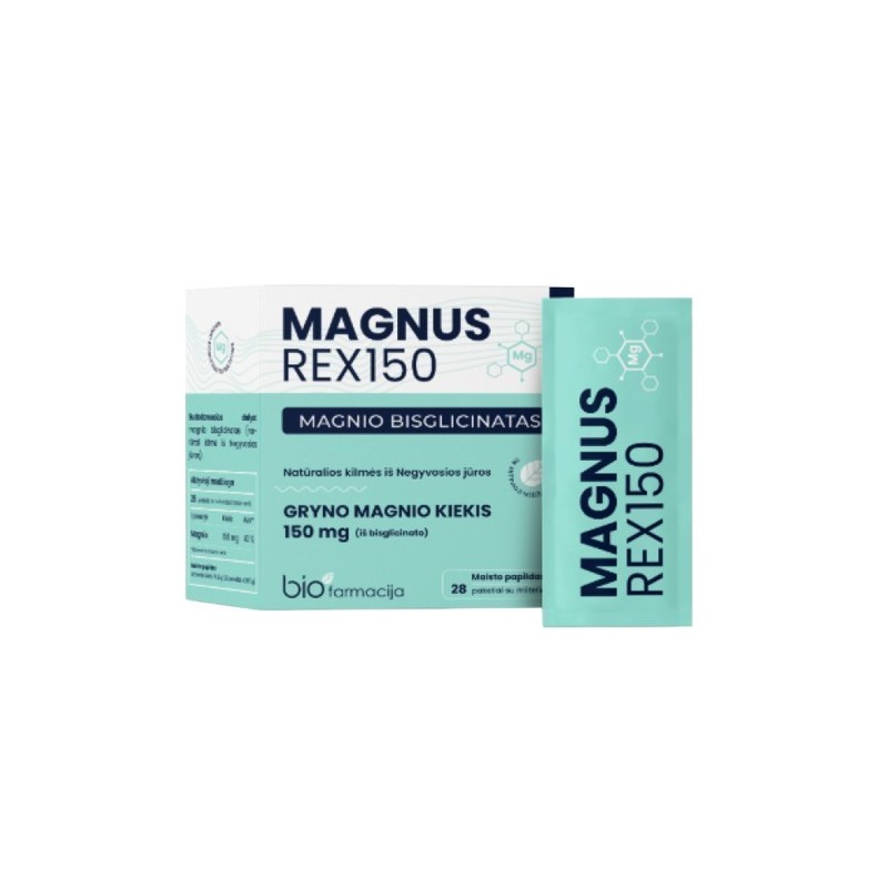 Biopharmacia Magnus Rex 150 dyglicynian magnezu 28