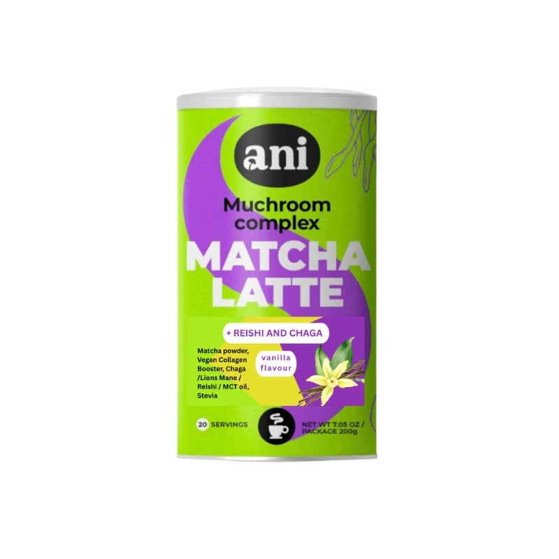 Ani Napój Mushroom Complex Matcha Latte waniliowa