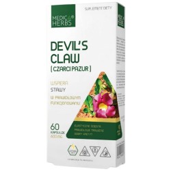 Medica Herbs Devils Claw czarci pazur 600 mg 60 k