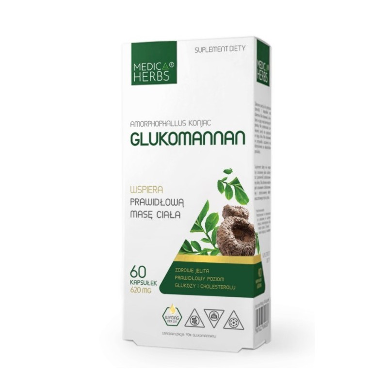 Medica Herbs Glukomannan 620 mg 60 k