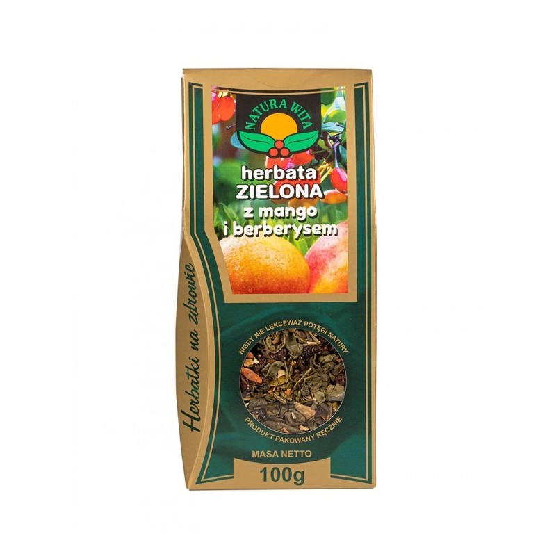Natura Wita Herbata Zielona Mango Berberys 100 g