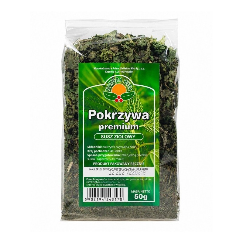 Natura Wita Pokrzywa Liść 50 g