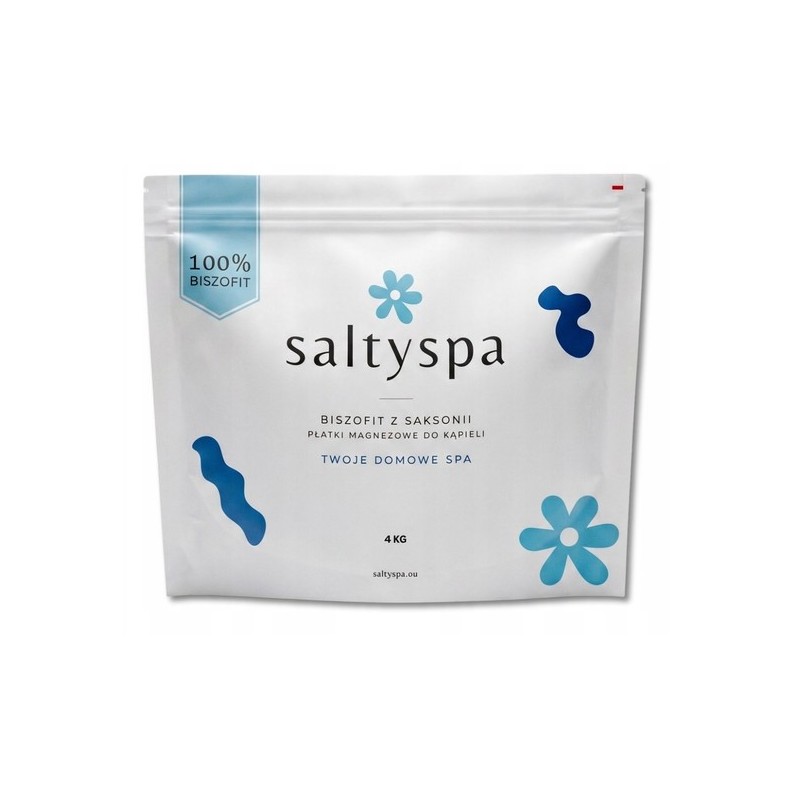Saltyspa Płatki magnezowe do kąpieli 4 kg