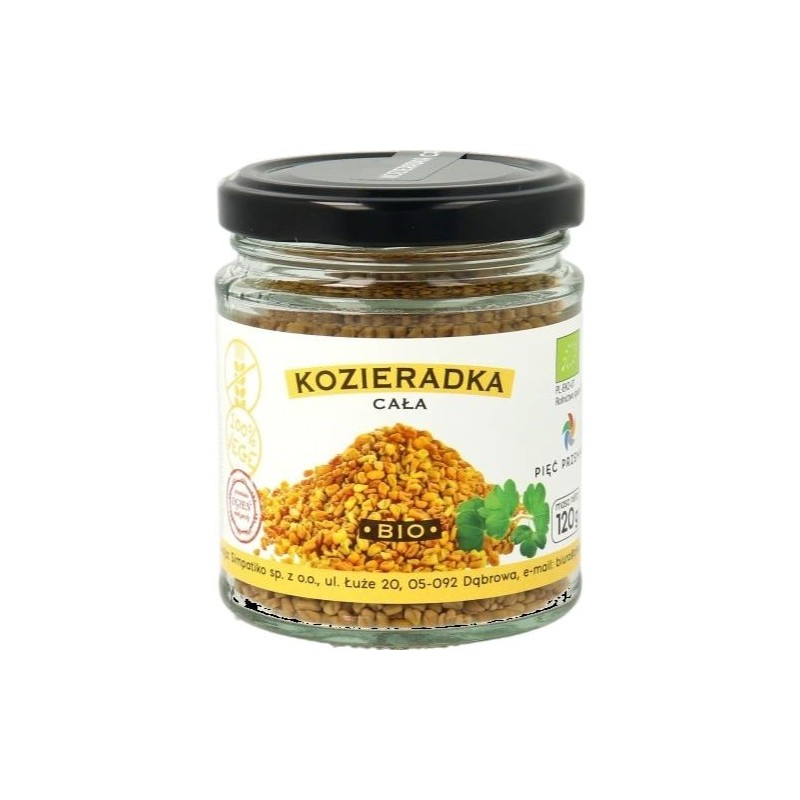 Pięć Przemian Kozieradka Cała  BIO 120 g