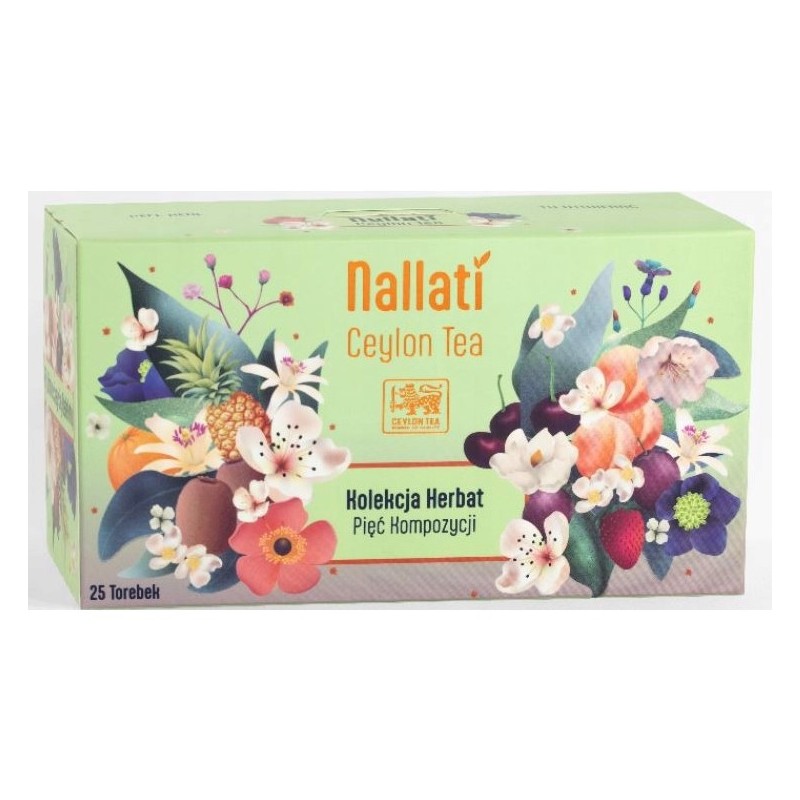 Nallati Cejlońskie herbaty MIX 25 BAGS