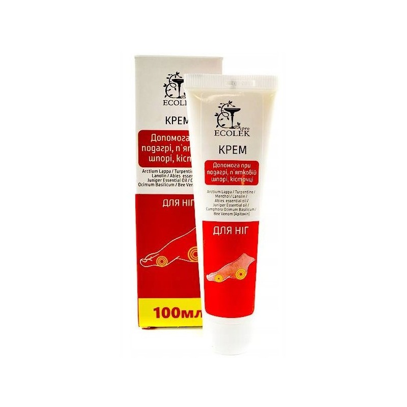 EKOLEK Krem do stóp przeciw podagrze 100 ml