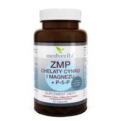 Medverita Chelaty Cynku i Magnezu + P-5-P 60 k