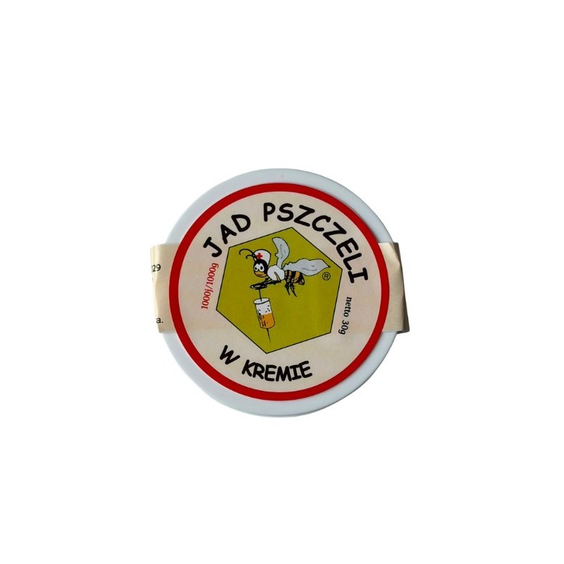 Jad Pszczeli w Kremie Czerwony 1000j/1000g 30 g