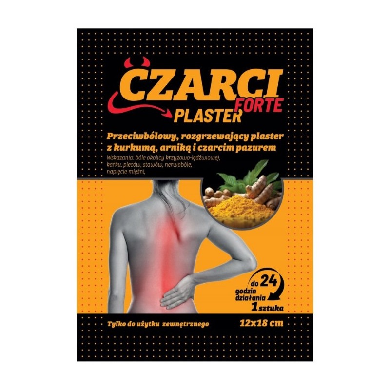 Milapharm Czarcia Moc plater rozgrzewajacy FORTE 1