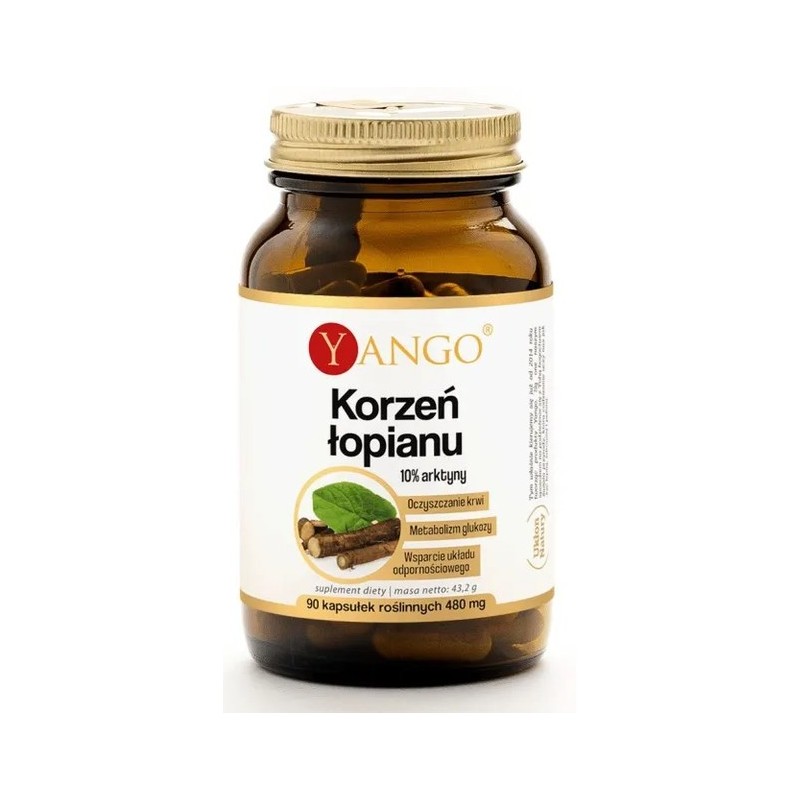 Yango Korzeń Łopianu 480 mg 90 k