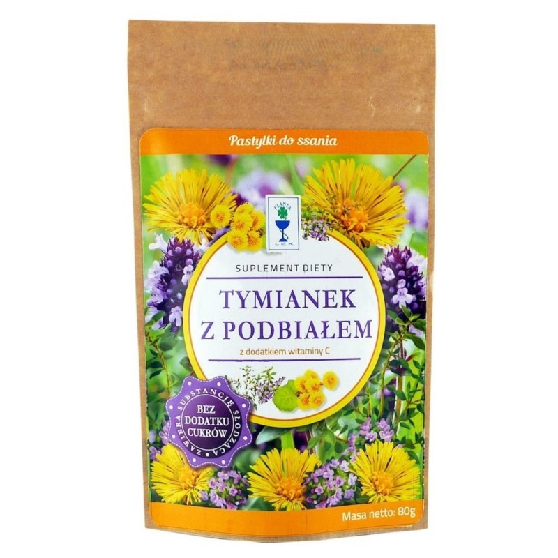 Planta Lek Tymianek z podbiałem i wit. C b/cukru