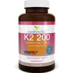 Medverita Witamina K2 MK 7 200 ug 120 K