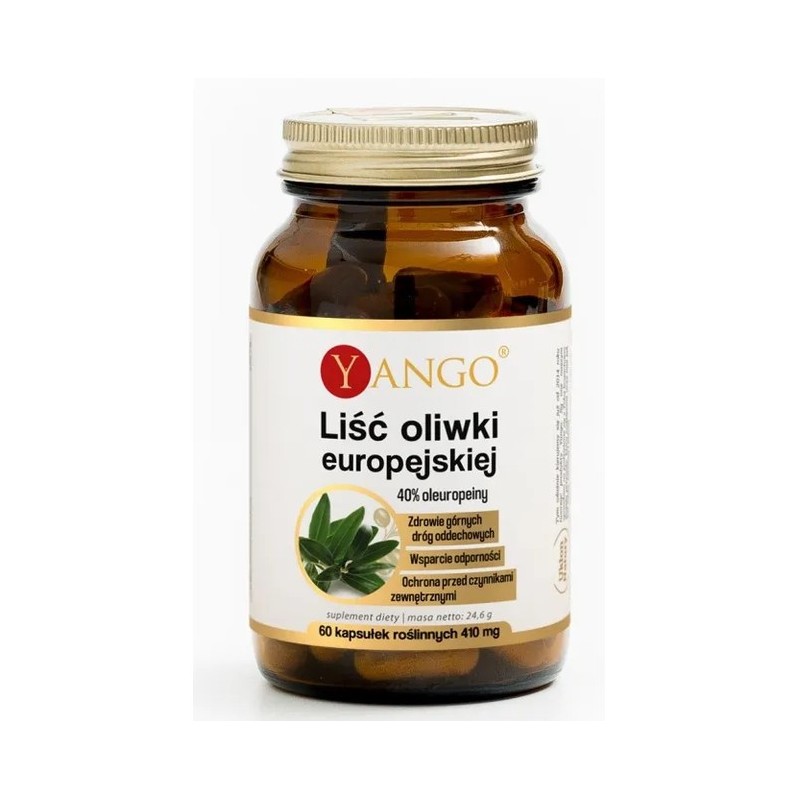 Yango Liść Oliwki Europejskiej 40% 410 mg 60 k