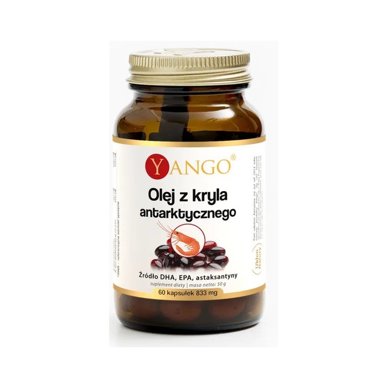 Yango Olej z kryla antarktycznego 744 mg 60 k