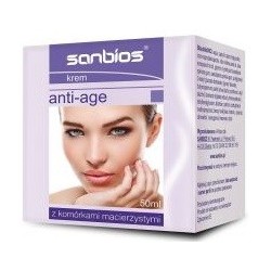 Sanbios Krem Anti-Age 50 ml Uelastycznia I Nawilża