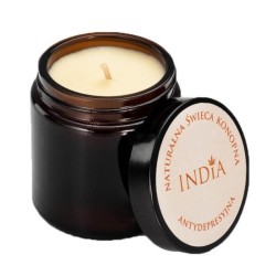 India Świeca konopna antydepresyjna paczuli 90 g