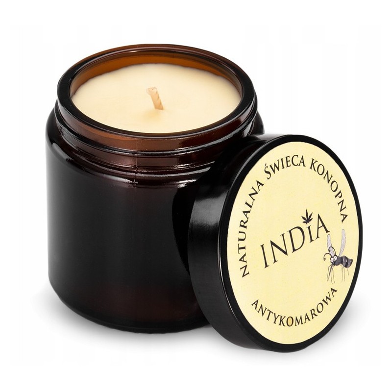 India Świeca konopna ANTYKOMAROWA 90 g
