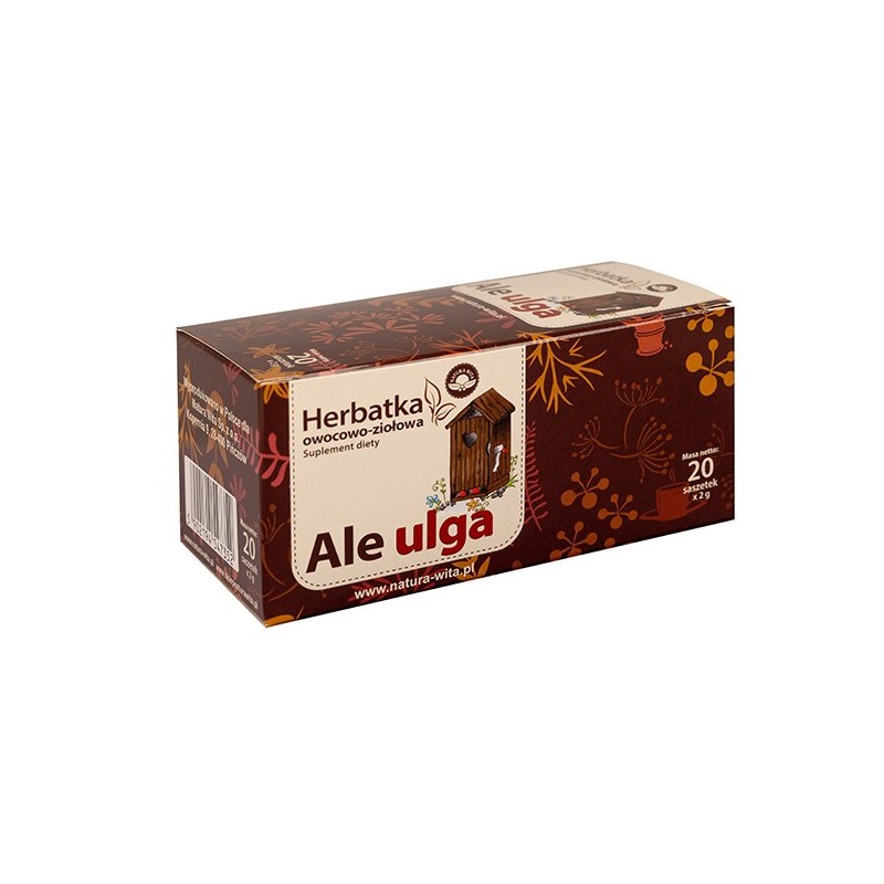 Natura Wita Herbata Ziołowa Ale ulga 20x2g