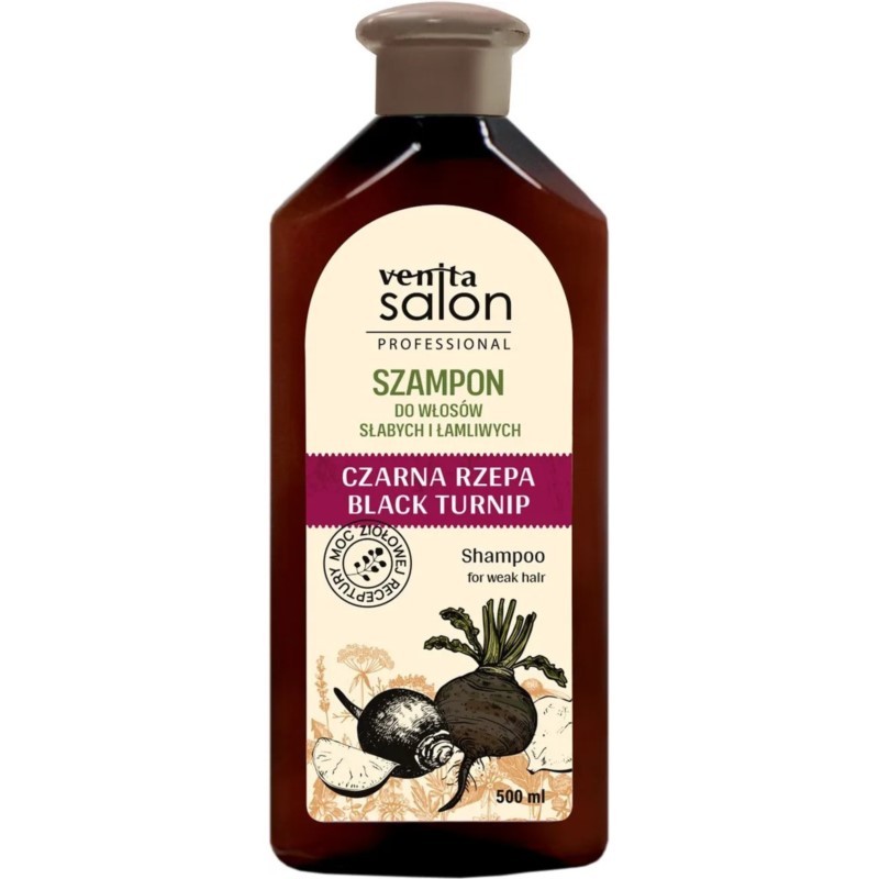 Venita SALON Szampon Czarna Rzepa 500 ml