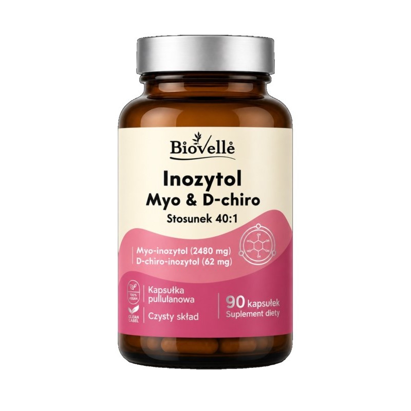 Biovelle Inozytol Myo & D-Chiro 40:1 90 kapsułek
