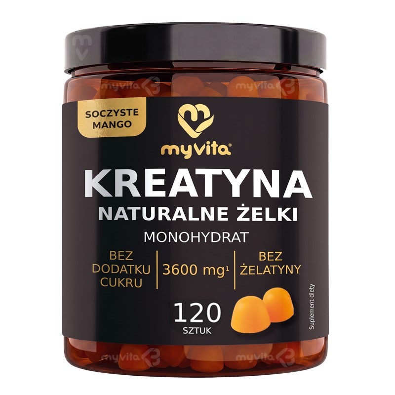 Myvita Żelki Naturalne Kreatyna 120 szt