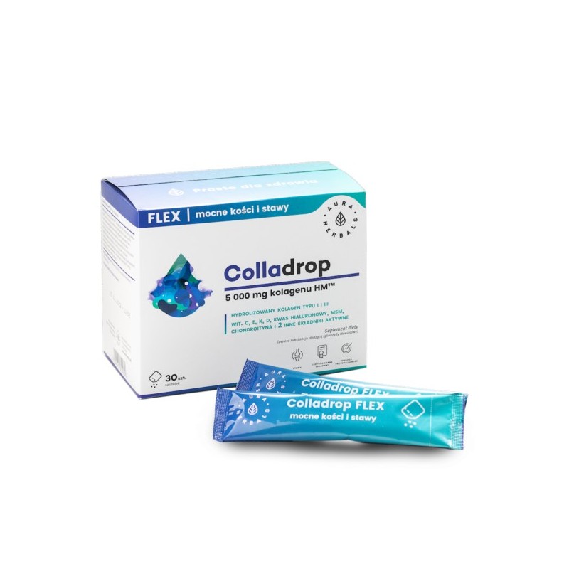 Aura Herbals Colladrop Flex kolagen morski 5000mg