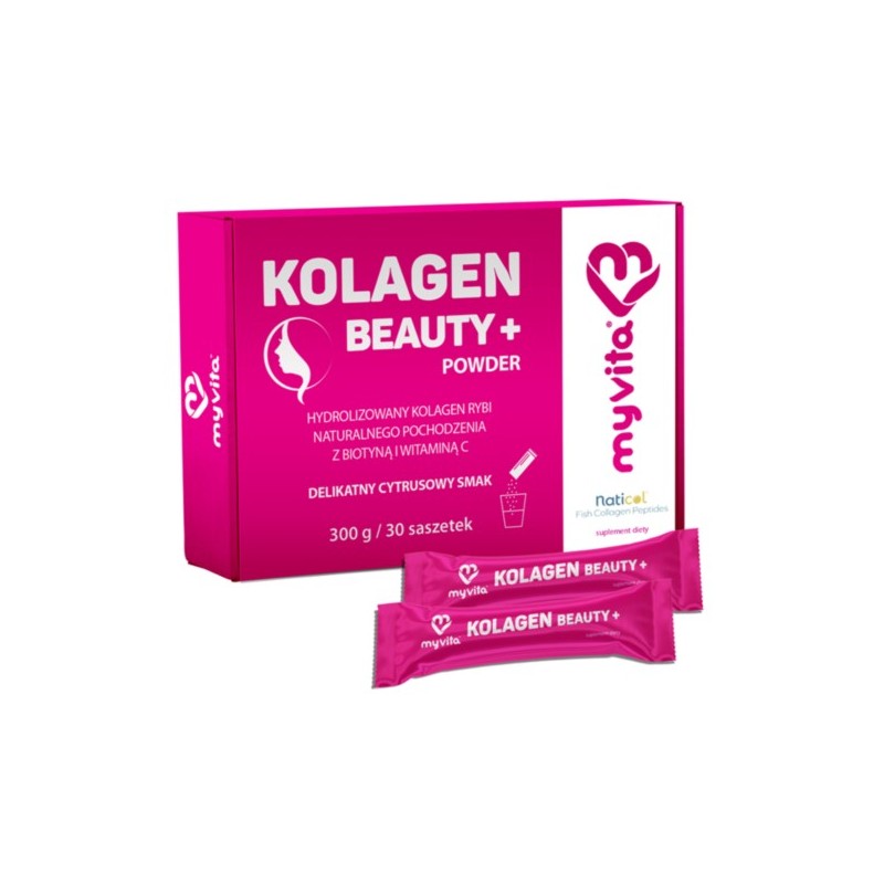 Myvita Kolagen Beauty saszetki cytrusowy smak