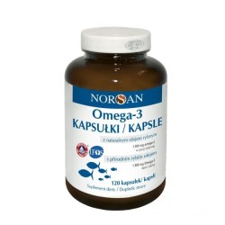 Norsan Omega 3 120 kapsułek