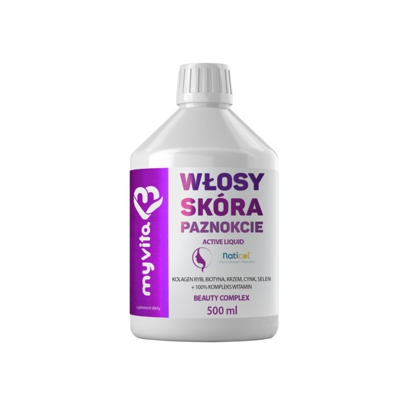 Myvita Włosy, Skóra, Paznokcie Liquid 500 ml