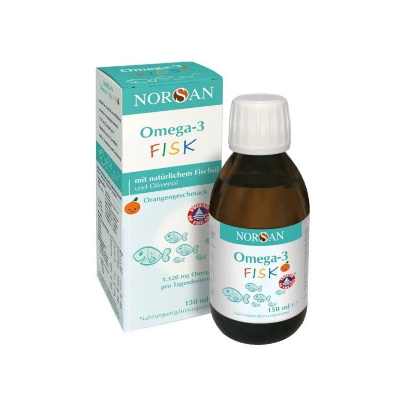 Norsan Omega 3 FISK smak pomarańczy 150 ml