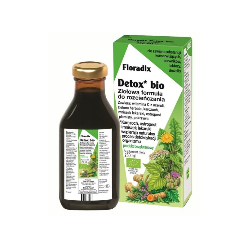 Zioło-Piast Floradix Detox Bio 250 ml