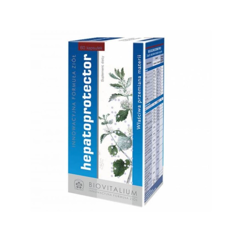 Biovitalium Hepatoprotector wspiera wątrobę 60k.