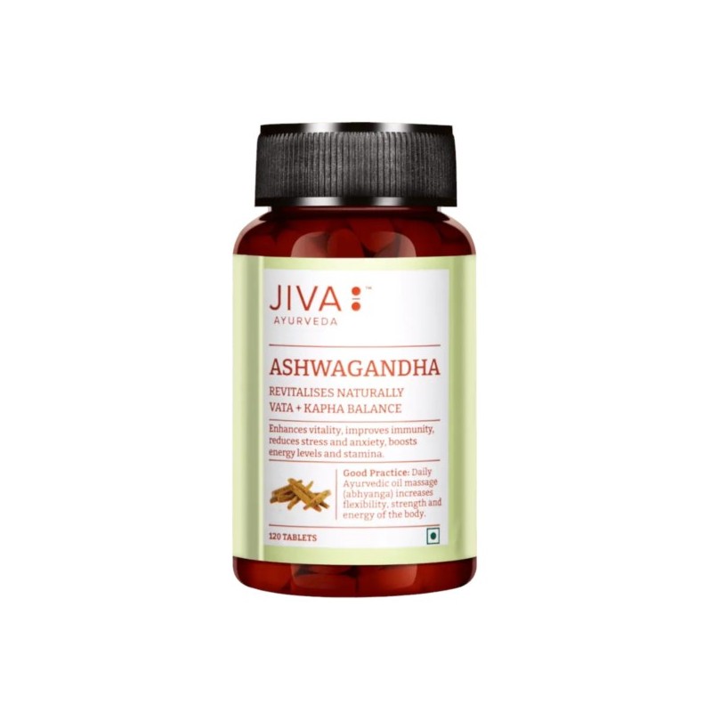 JIVA Ayurveda Ashwagandha 120 t.