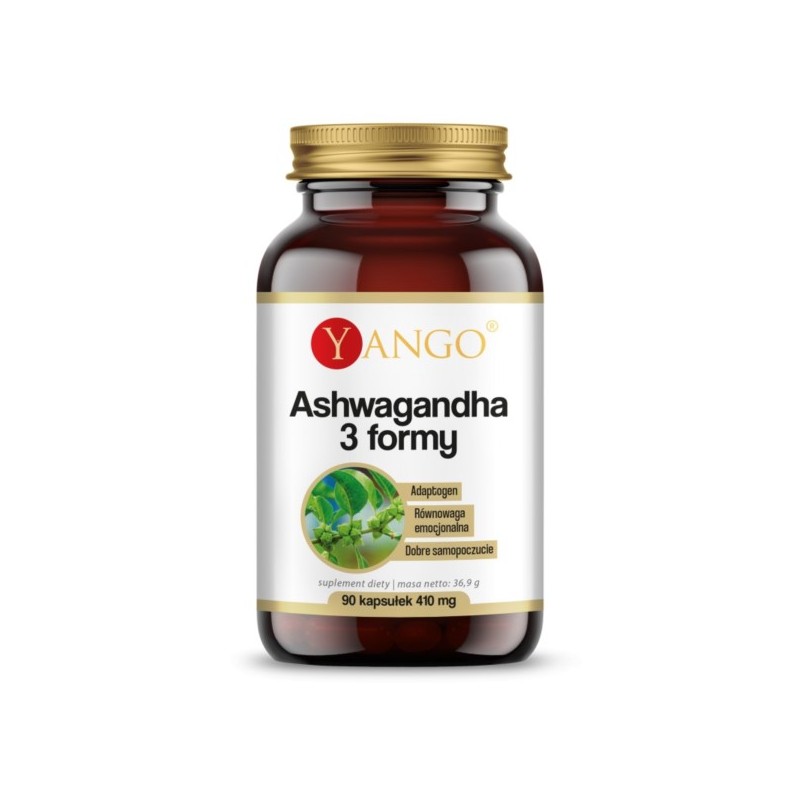 Yango Ashwagandha 3 formy 90 k