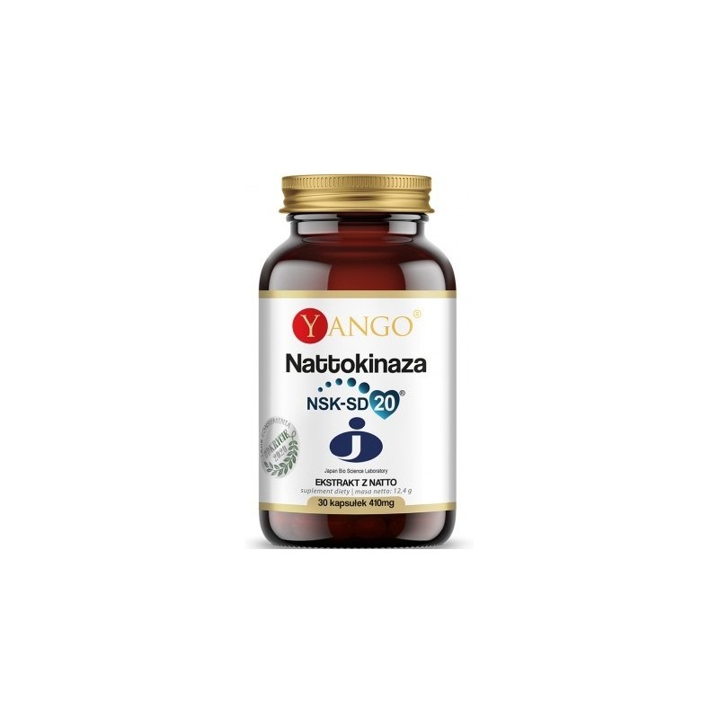 Yango Nattokinaza 410 mg ekstrakt z natto 30 k
