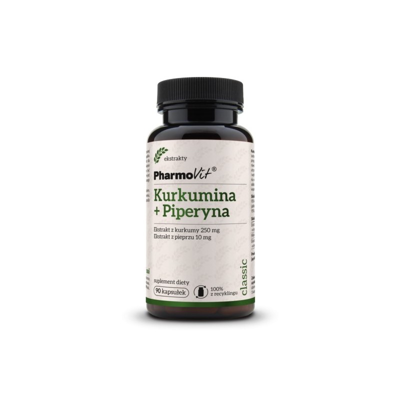 Pharmovit Kurkumina Piperyna ekstrakt 90 kapsułek