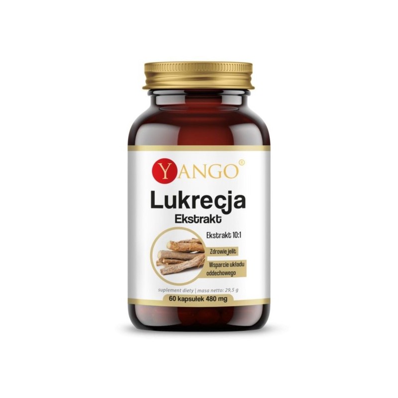 Yango Lukrecja Ekstrakt 60 Kapsułek 480Mg