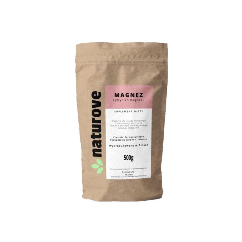Naturove Magnez Cytrynian 500 g