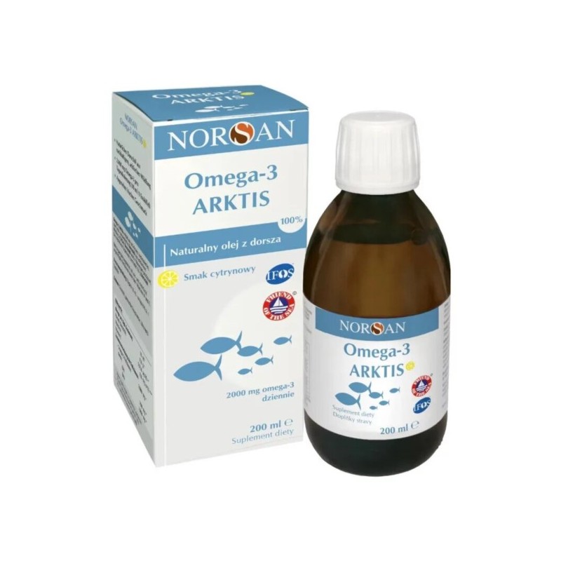 Norsan Omega 3 ARKTIS smak cytrynowy 200 ml