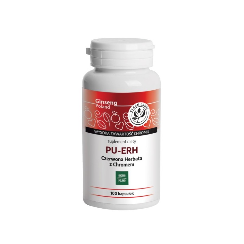 Ginseng Poland Pu-Erh Czerwona Herbata z Chromem