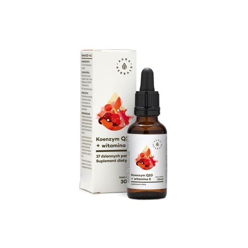 Aura Herbals Koenzym Q10 Witamina E 30Ml