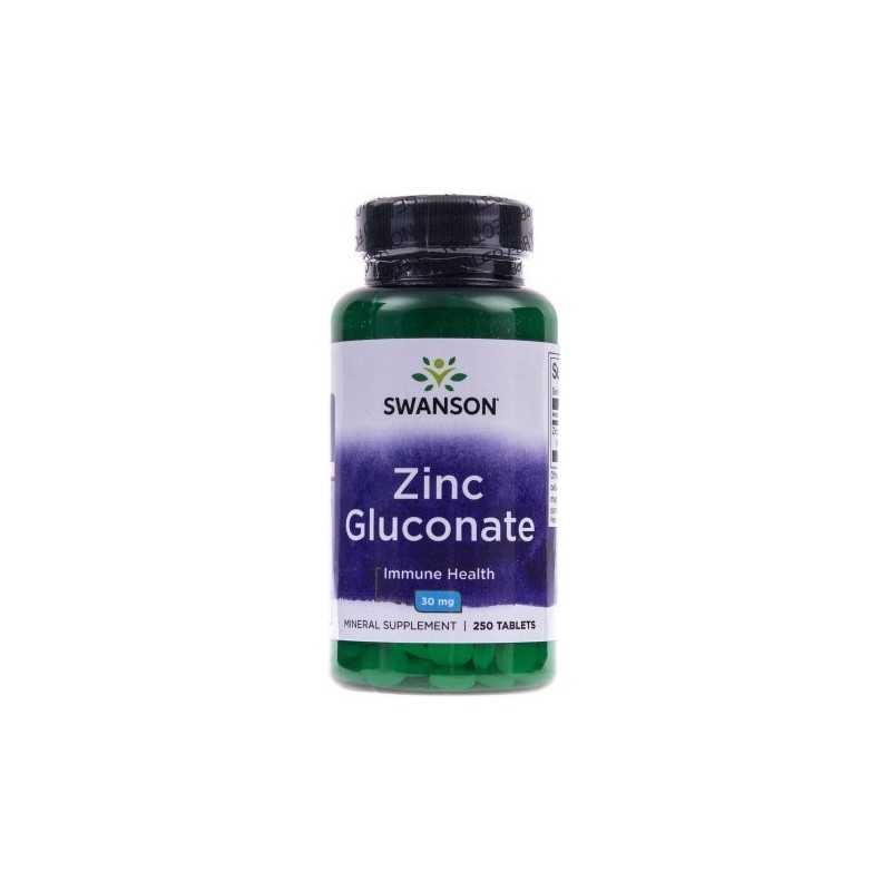 Swanson Cynk (Gluconate) 30 Mg 250 T