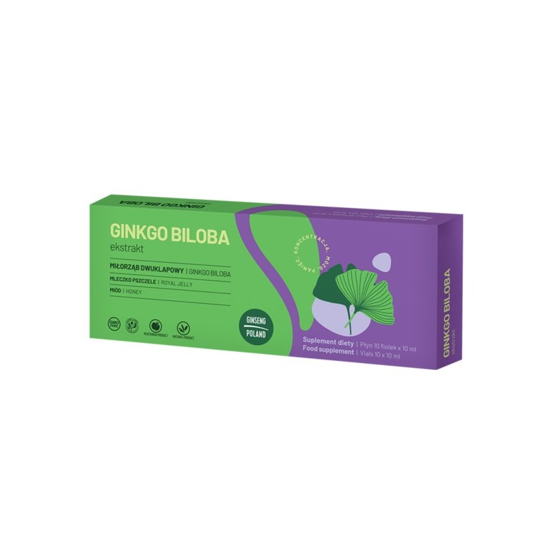 Ginseng Poland Ginko Biloba ekstrakt 10X10
