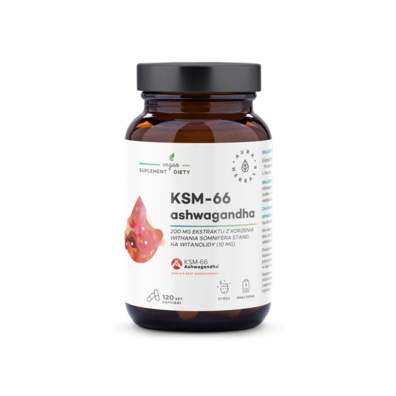 Aura Herbals Ashwagandha KSM-66 120 k